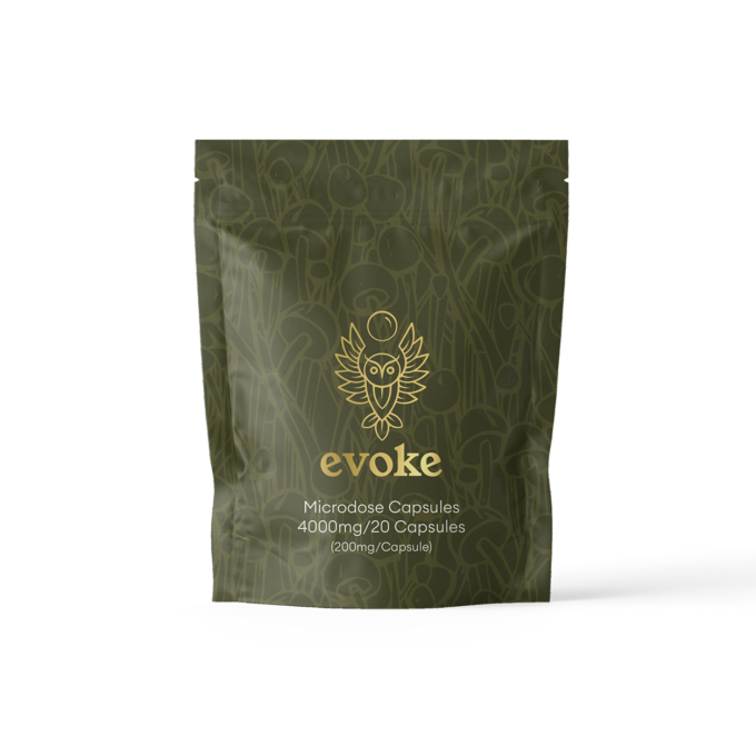 Evoke – Medicinal Mushrooms – Microdose Capsules - Image 2