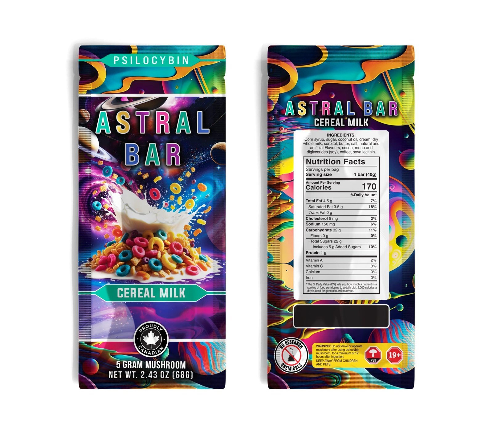 Astral Bars – Psilocybin Cubensis– Psilocybin Chocolate 5 G - Image 2