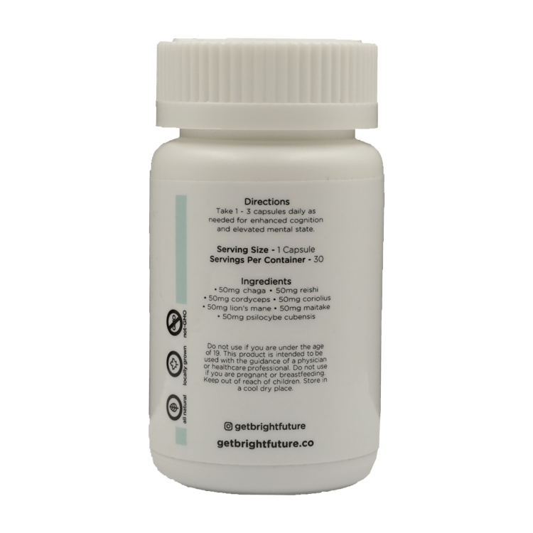 Bright Future – Microdose Capsules – The Micro – (50mg x 30 Capsules) - Image 3