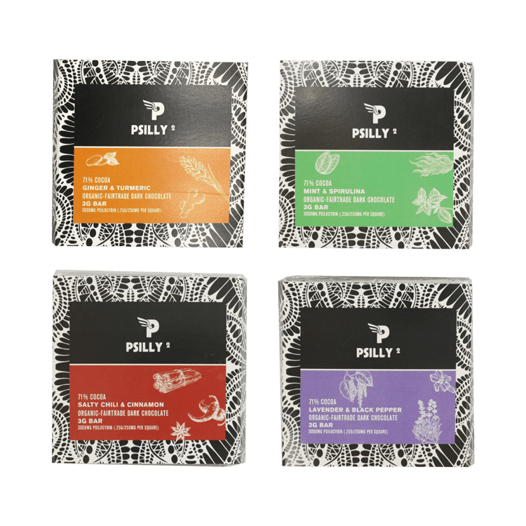 Psilly – Dark Chocolate Bar – Ginger & Turmeric - Image 6
