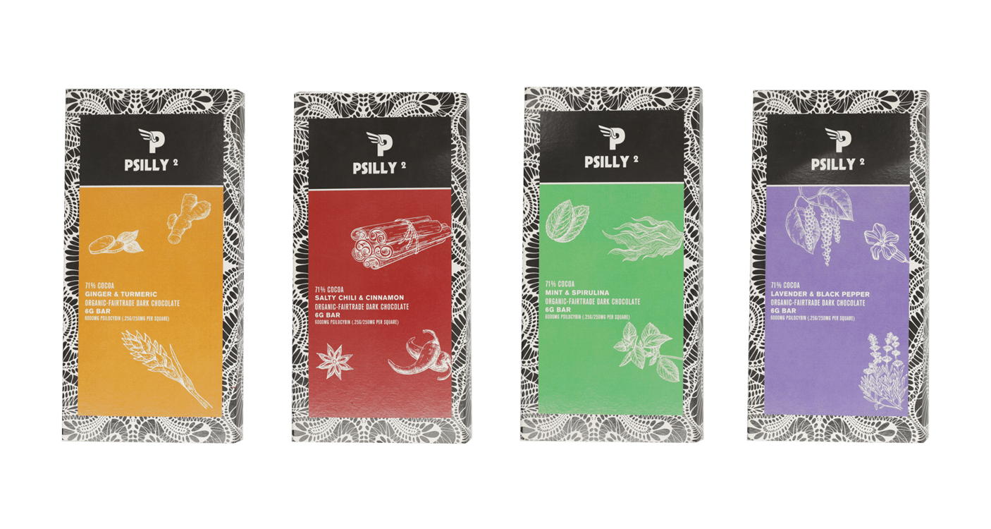 Psilly – Dark Chocolate Bar – Ginger & Turmeric - Image 5