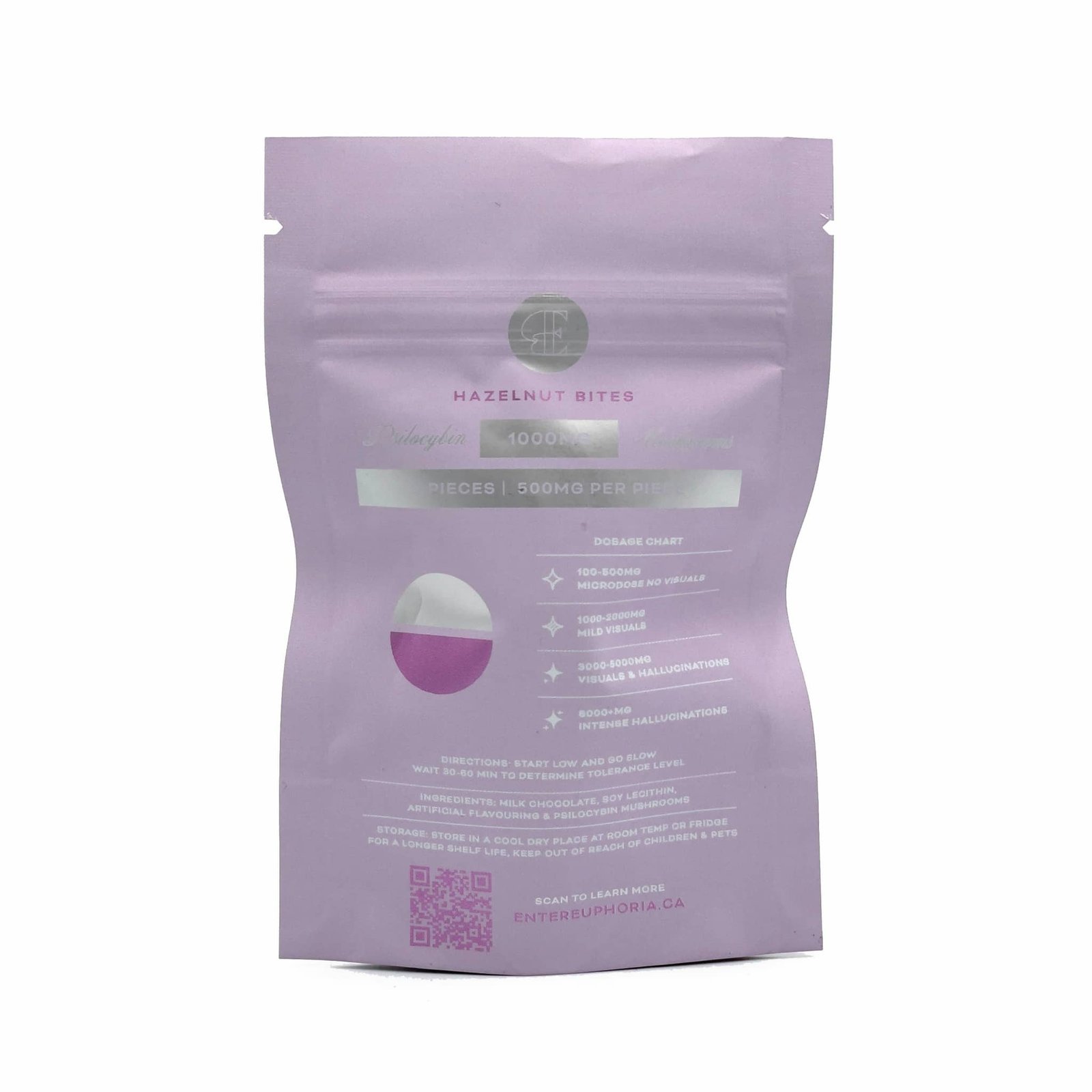 Euphoria Psychedelics – Hazelnut Bites 1000mg - Image 2