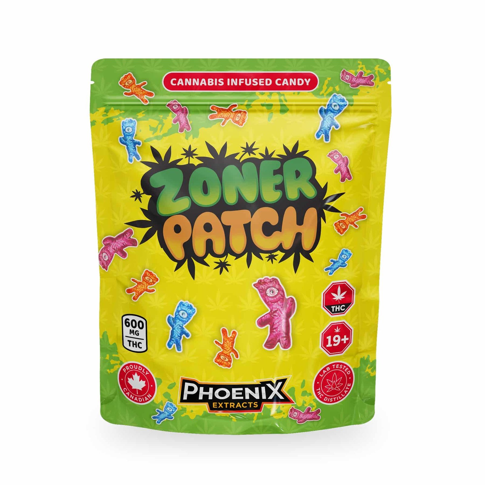 THC Candy – Zoner Patch – 600 MG – Phoenix Extract