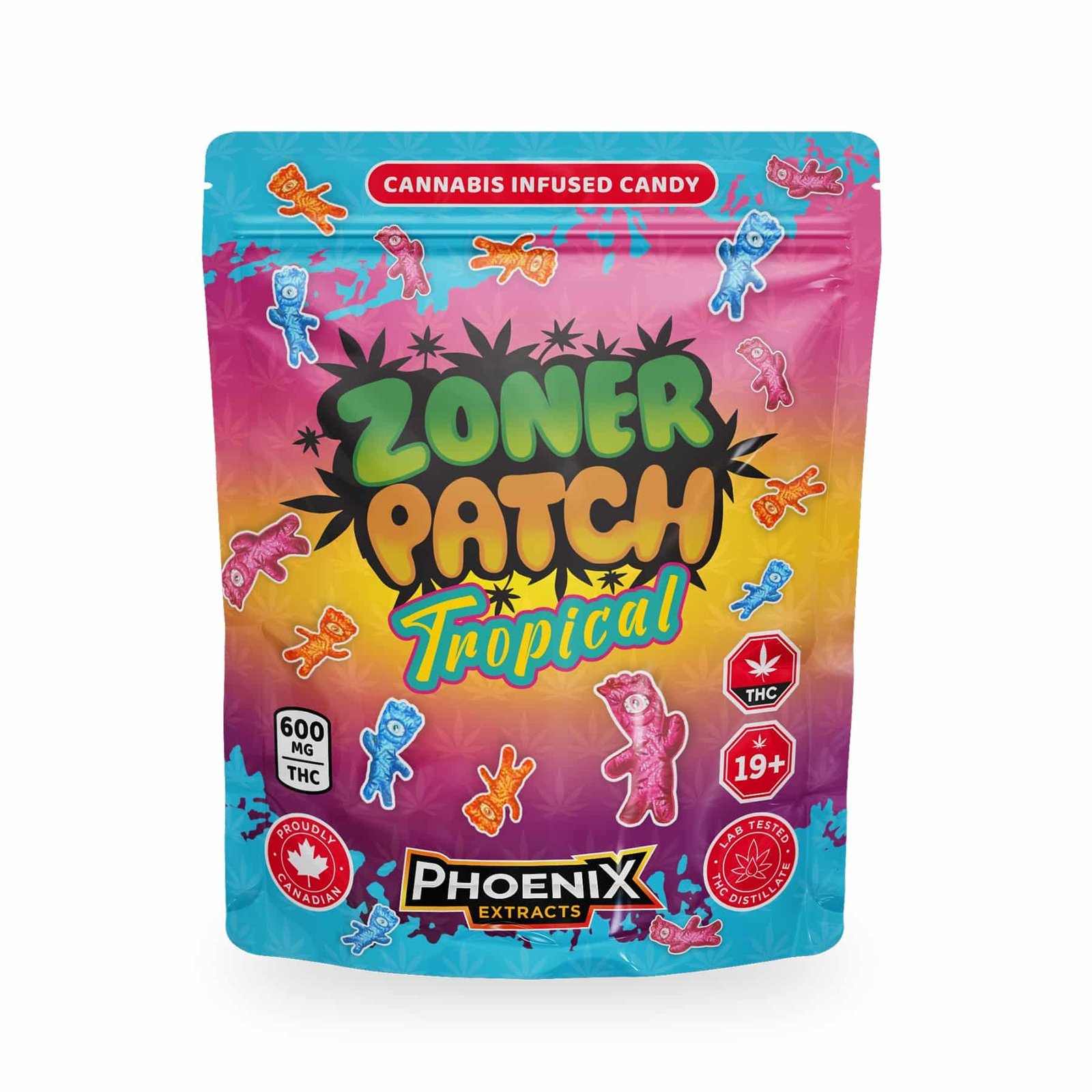 THC Candy – Zoner Patch – 600 MG – Phoenix Extract - Image 5