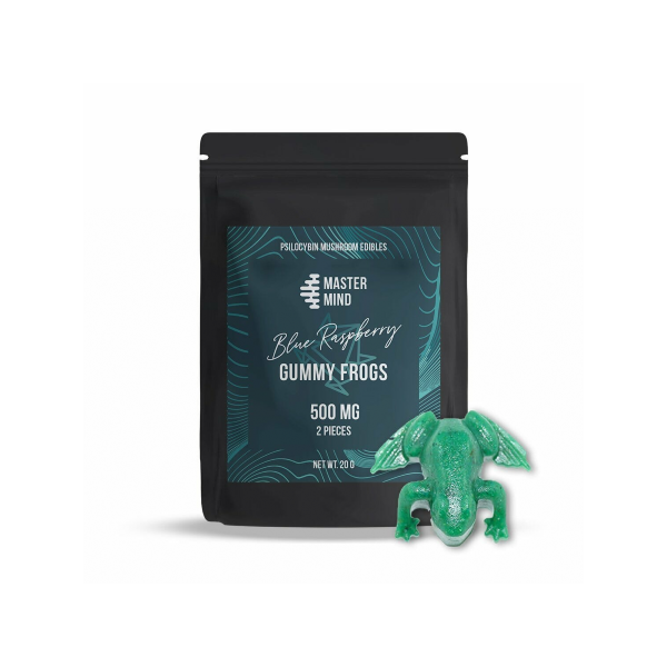 Mastermind – Blue Raspberry Gummy Frogs – 1000mg