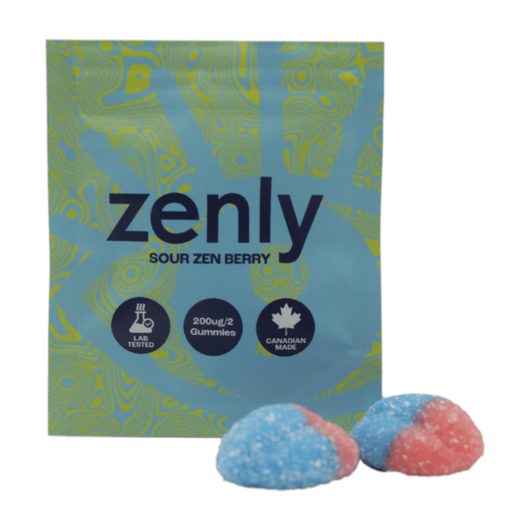 Zenly – LSD Gummies – Sour Zen Berry – 200ug (100ug per gummy) - Image 2