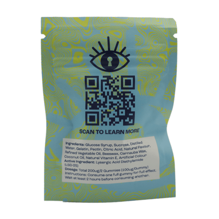 Zenly – LSD Gummies – Sour Zen Berry – 200ug (100ug per gummy) - Image 3
