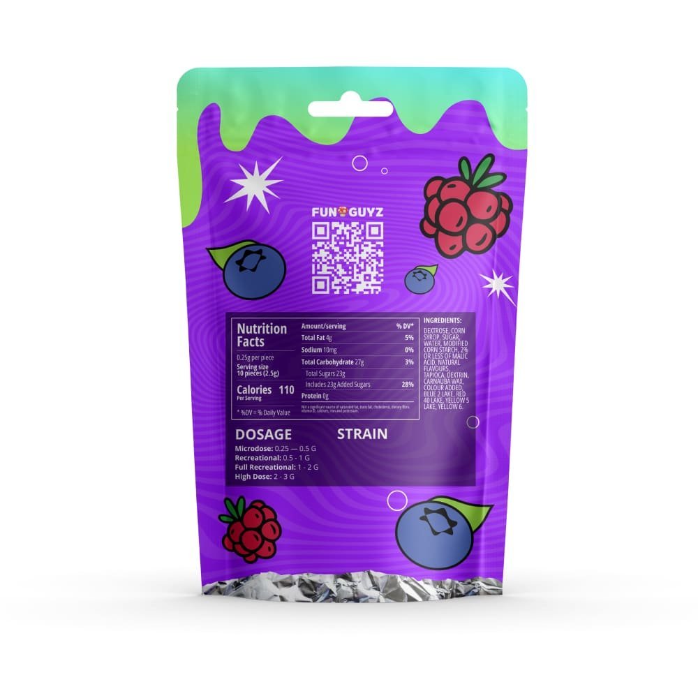FunGuyz Psilocybin Gummies – Wild Berries - Image 2