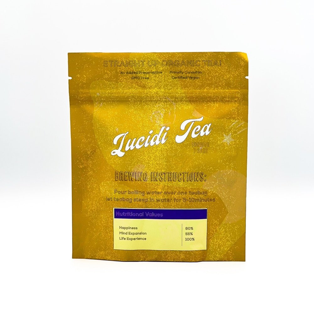 Lucidi Tea Cherry Green 7G – Psilocybin Infused Tea - Image 2