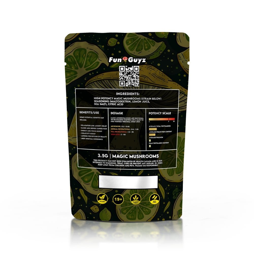 Tangy Lemon Flavoured Shrooms – 3.5g - Image 2