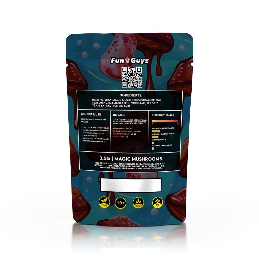 Salt N Vinegar Flavoured Shrooms – 3.5g - Image 2